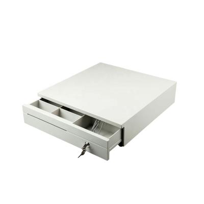 China Cheapest Pos Machine Chip Manual Electric Opening Cash Register Drawer Box Metal Sliding Cash Drawer for sale