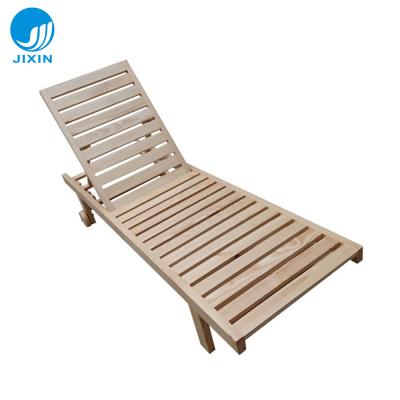 China Portable Outdoor Beach Pool Patio Garden Wooden Sun Sofa Bed for sale