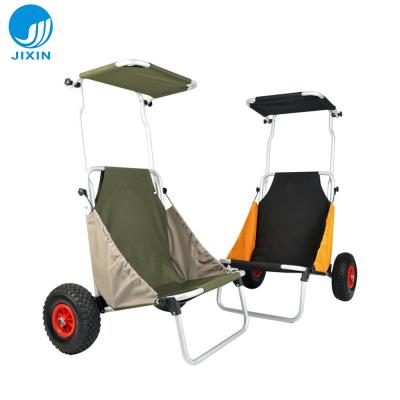 China Patio Folding Easy-Carry Outdoor Cart Cart Heavy Duty Folding Utility Cart Patio Garden Beach Cart Outdoor Cart for sale