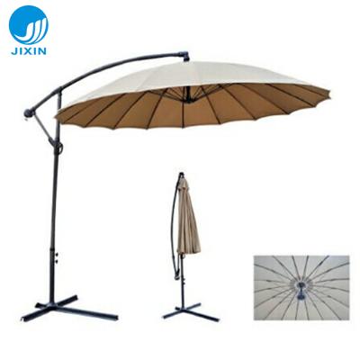 China Modern Portable Outdoor Garden Patio Beach 3m 18Ribs Banana Around Sunshade Waterproof Summer Sun Umbrella for sale