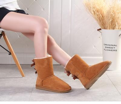 China 2020 fashion trend knee high snow boots women ugly boots girls high winter boots plush warm shoes for sale