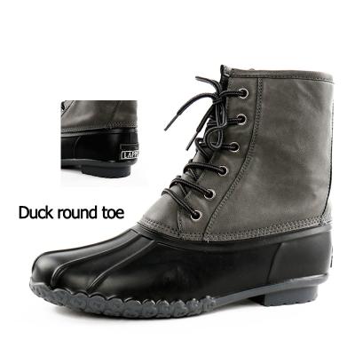 China 2021 Round Mens Duck Boots Waterproof Shell Insulated Snow Boot For Men for sale