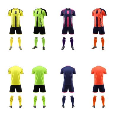 China Sets Custom Jersey Mesh 2022 Premium American Football Soccer Uniform Set for sale