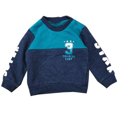 China Anti Shrink Navy Printed Baby Sweatshirt For Kids Clothing for sale