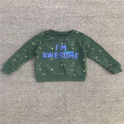 China P0098 baby anti-shrink sweatshirt for little boys thick long sleeve prints tops for kids 2018 kids hoodie sweatshirts for sale