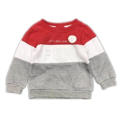 China Viable Running Cartoon Newborn Orange Kids Long Sleeve Winter Baby Kids Cotton Baby T-Shirts Top Boys for sale