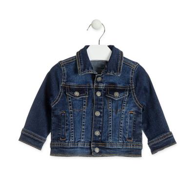 China Viable Wholesale High Quality Custom Plain Designs Baby Boy and Girls Blues Jeans Kids Denim Spring and Fall Newborn Jacket for sale