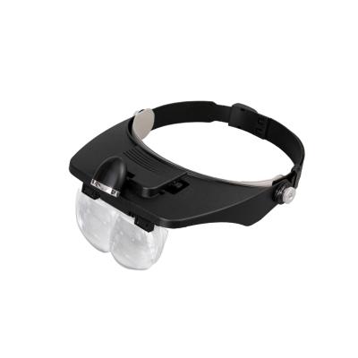 China ABS MG81001-E body factory supply direct night vision magnifying eyewear with built in lights for sale