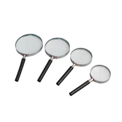 China ABS Plastic 65mm Semi Handheld Metal Reading Experimental Observation Magnifier for sale