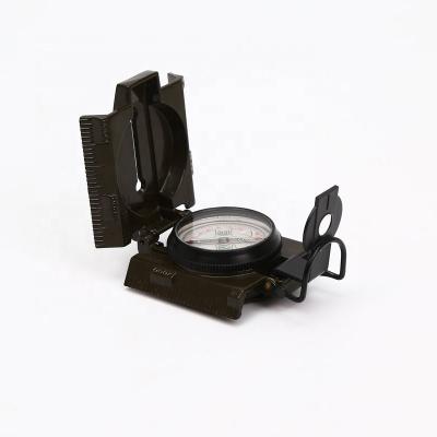 China Pointing guide factory new product L45-8A metal folding compass with led light and dual map scales for sale