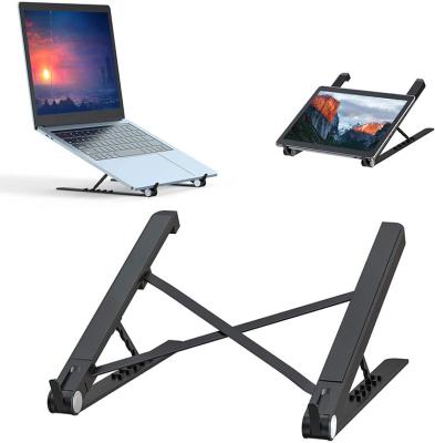 China (Size) Adjustable VTR Best Selling Portable Adjustable Plastic Foldable Laptop Computer Aid Stand for sale