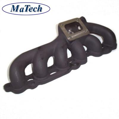 China Matech Turbine+Parts+Casting Steel 45 Custom Exhaust Manifold Turbo for sale