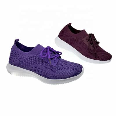 China Mesh Women Trainers Outdoor Running Shoes Comfortable Shock Resistant Walking Shoes Road Jogging Shoe for sale