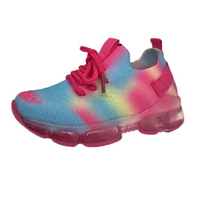 China Colorful Breathable Breathable Mesh Trainers Outdoor Gym Sport Cushioning TPR Women Running Shoes Sneakers for sale