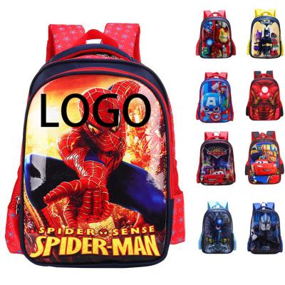 China Hot Selling GPS Cartoon Schoolbags Boys Superhero Bookbags School Bags Backpack For Children for sale