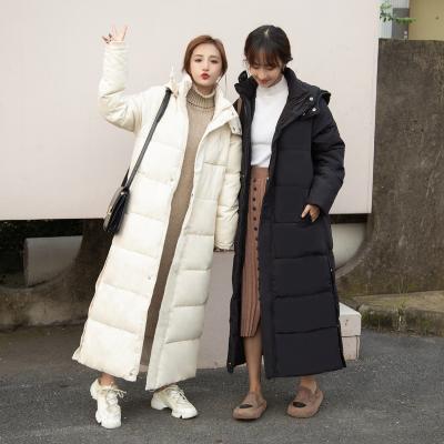 China 2021 winter new casual Korean style down jacket women's padded long loosely padded jacket women's padded jacket for sale