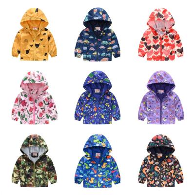 China Cute Dinosaur Autumn Spring Kids Outerwear Coats Fashion Children's Jackets For Girls Baby Boys Girls Anorak Dropshipping for sale