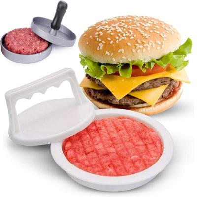 China Custom Metal Burger Press BBQ Hamburger Press Plastic Meat Press Viable for sale