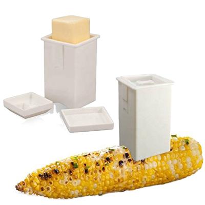 China Sustainable Multifunctional Plastic Corn, Bread, Toast Butter Spreader With Built-in Cover for sale