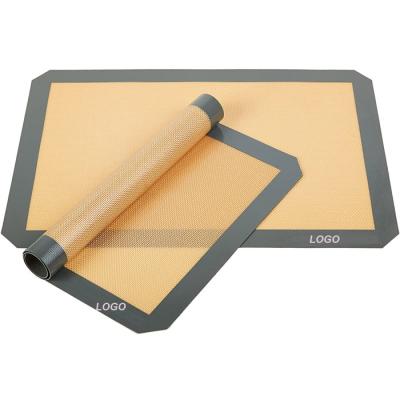 China High Quality Viable Custom Non-Stick Silicone Mat Set Sheet Dough Baking Pastry for sale