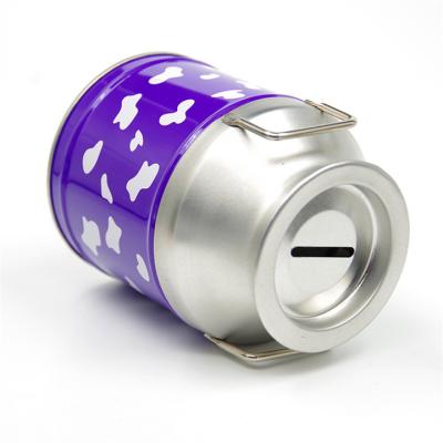 China Gift & Craft Customized Red Purple Metal Tin Can Wholesale Food Grade Tin Metal Can Empty Round Tins For Silver for sale