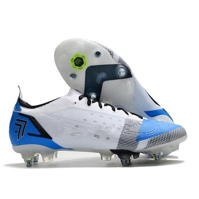 China Wholesale 2022 Rubber Soccer Shoes Spray Full XIV Knitted Waterproof Speed ​​Superfly 8 SG Soccer Boots Shoes 39-45 for sale