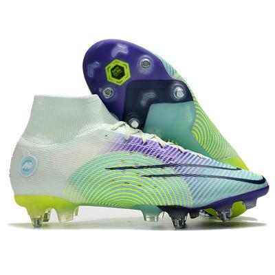 China 2022 Wholesale Dream Soccer Shoes Cr7 Rubber Full Knitted Waterproof Speed ​​Superfly 8 SG Soccer Boots Shoes 39-45 for sale