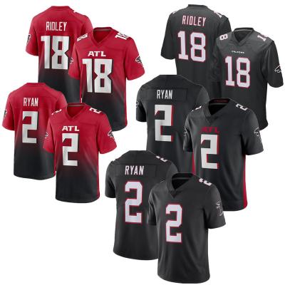 China Matt Ryan Atlanta Football Jerseys Antibacterial 21 Todd Gurley II 8 Kyle 18 Calvin Ridley Stitched Vapor Limited Jersey - Red Black for sale