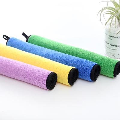 China Child Safe Polyester Personalized Custom Fiber Glass Microbfiber One Piece Design Car Drying Towel 60x90 100 Wash Cleaning Towels for sale