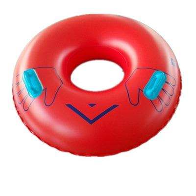 China Adult Outdoor Amusement Park Equipment Sting PVC Heavy Duty Red Single Inflatable Float Tube With Handles for sale