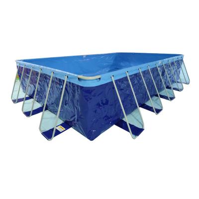 China High Quality Adult Rectangular Thick PVC Above Ground Frame Swimming Pool For Summer Outdoor Party for sale