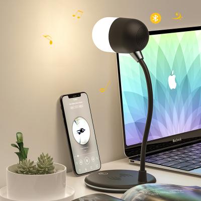 China Modern Desk Near Led Speaker Lights For Lamp Cordless Phone Bedroom Table Fill Reading Lamp for sale