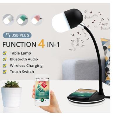 China Modern Baby Care Lamp Warm Wireless White Night LED Table Fill Light with Speaker for Kids Study for sale