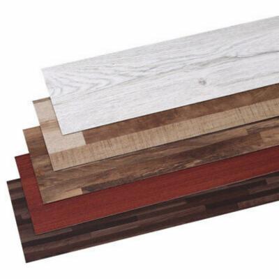 China Luxury Waterproof Fireproof PVC Waterproof Wood No Click Lvt Flooring Bonded Under Wooden Board Back PVC Tile Vinyl Dry Flooring for sale