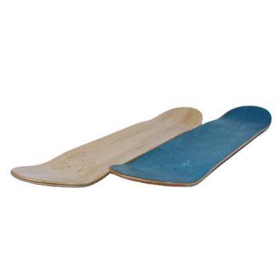 China Outdoor Activities Wholesale 8.0inch Canadian Maple 100% White Stain 7 Layers Skateboard Deck For Adult for sale