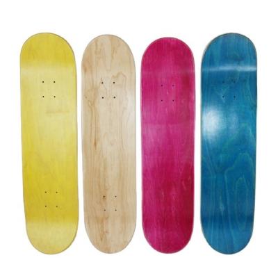 China 2022 Outdoor Activities 2022 100% Maple Top White Canadian Skateboard Colorful Selling7 Deck for sale