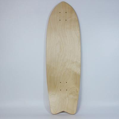 China Outdoor Activities Log Colors Sturdy Longboard Skateboard Deck Maple Land Surf Durable Empty Skateboard Deck for sale