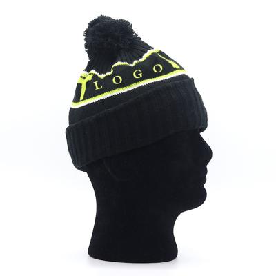 China Wholesale JOINT Logo Custom Knit Embroidery Acrylic Slouch Men's Winter Toque Beanies With Custom White for sale