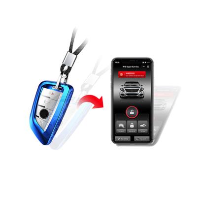 China GPS/GSM 2022 Entry Keyless Start Engine Start Smart Remote App Control One Way Car Alarm Security System for sale