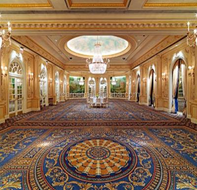 China High End Jacquard Wool Axminster Bespoked Carpets For 5 Star Hotel Decorate for sale