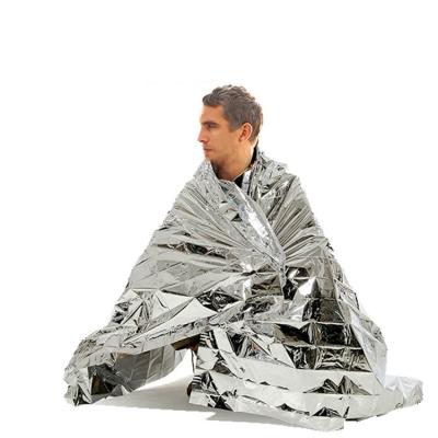 China Mylar Survival Blanket Solar Heat Blankets Outdoor Rescue Heat Rescue Blankets Emergency Camping Thermal Blanket for sale