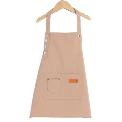 China Adjustable Kids Apron Canvas Apron Painting Cleaning Apron for sale