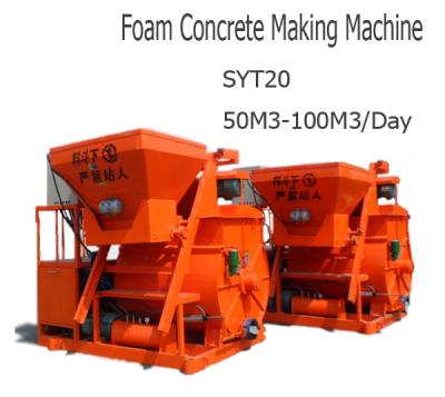 China Flyash Foam Concrete Making Machine With Lowest Elevator Hopper Price Labor Less for sale