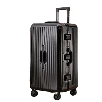 China Wholesale Price 20 Inch Dry And Wet Separation Hard Case Luggage Cup Trolley ABS Plastic Feet With Soft PP Handle Multifunctional Suitcase for sale