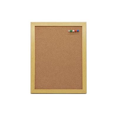 China Message Board Cork Board With Wooden Frame Solid Wood Customized 30*45 Inch Bulletin Board For Office for sale