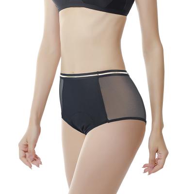 China Antibacterial Women's Keep Your Mesh Brief Underwear Fresh With 4 Layer Leakage Protection for sale