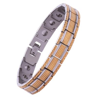 China Wholesale Casual / Sports Pure Germanium Titanium Magnetic Therapy Bracelets 3000gauss Bio Porcelain for sale