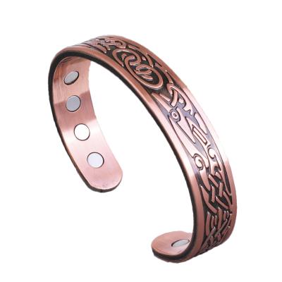 China Factory Price Pure Copper Therapy Healthy Pure Copper Magnetic Bracelet for sale