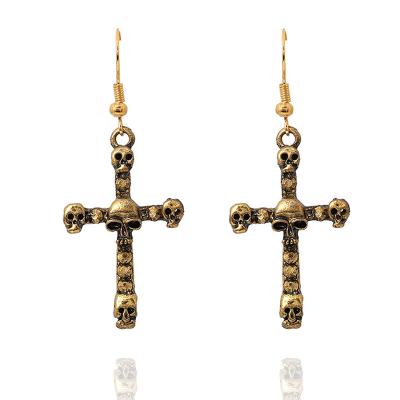 China High Energy Quantum Cross Earring Stainless Steel Casual/Sport Indian Jewelry for sale