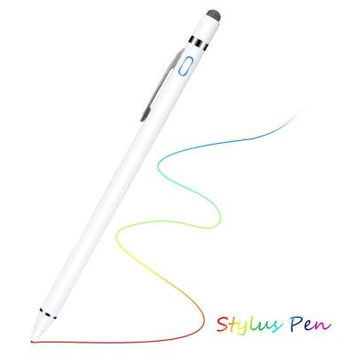 China Mobile Phone Amazon Success 2019 Fine Tip Active Capacitive Stylus Pen For Touch Screens Metal Pen With Stylus for sale